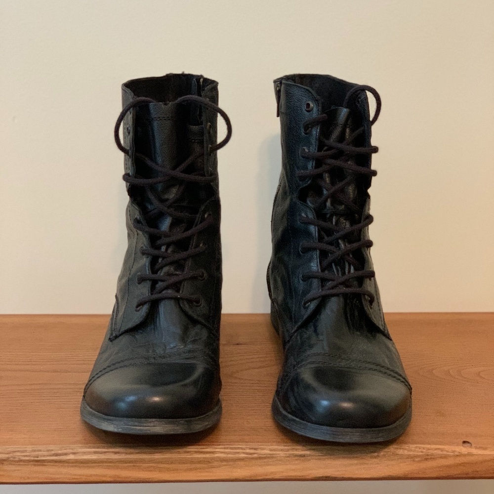 Steve Madden Black Troopah boot